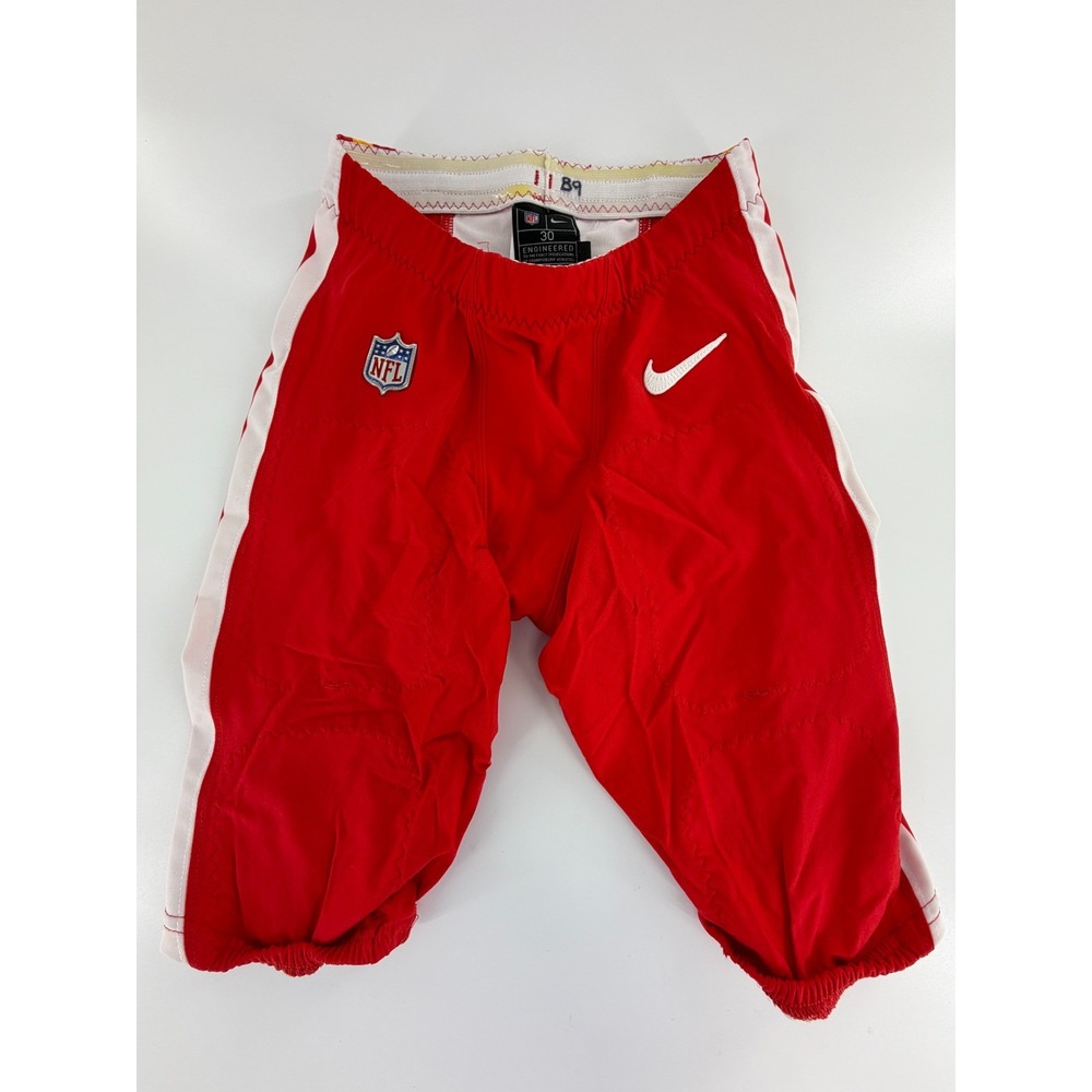 Nike NFL Kansas City Chiefs Team Issued Football Pants Mens Size 30 Red 2023 #89